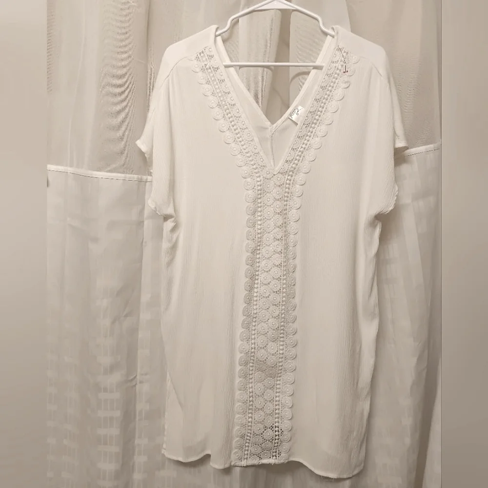 KONA SOL Embroidered & Embellished Beach Swim Cover-Up 🌺 - Picture 1 of 6